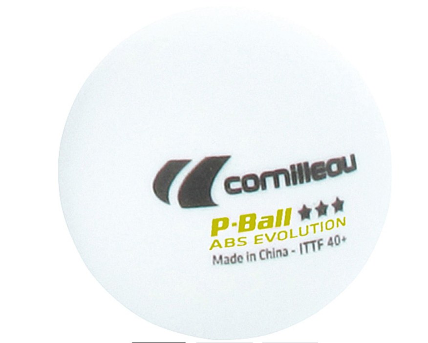 Cornilleau P-Ball *** Fehér Pingponglabda 3 db