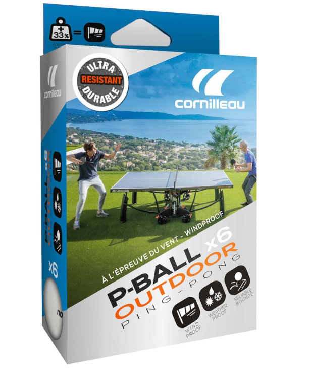 Cornilleau Ultradurable kültéri pingponglabda 6 db/csomag