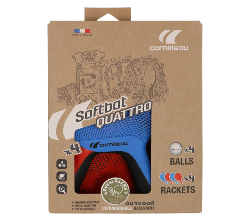 Cornilleau Softbat Quattro Eco Outdoor-kültéri Pingpongütő Szett