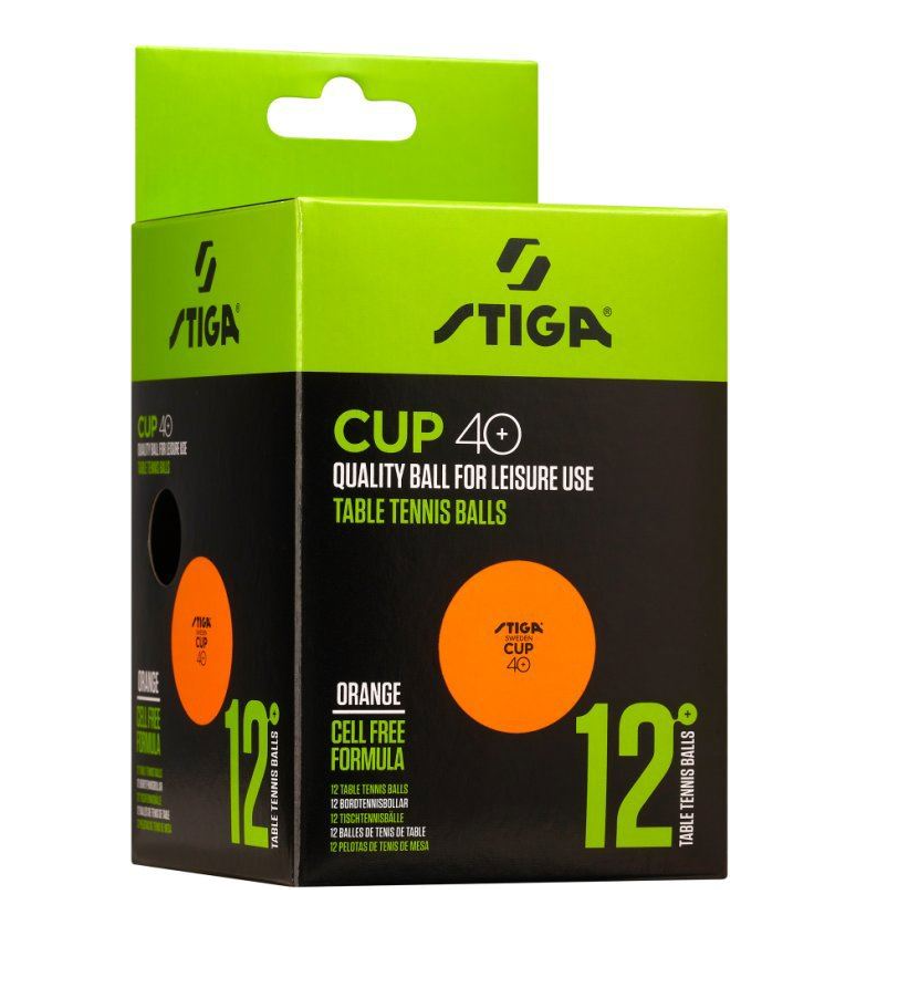 Stiga CUP ABS ORANGE 12-PACK pingponglabda