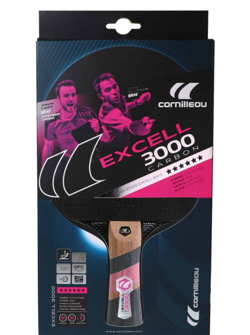 Cornilleau Excell 3000 Carbon Pingpongütő